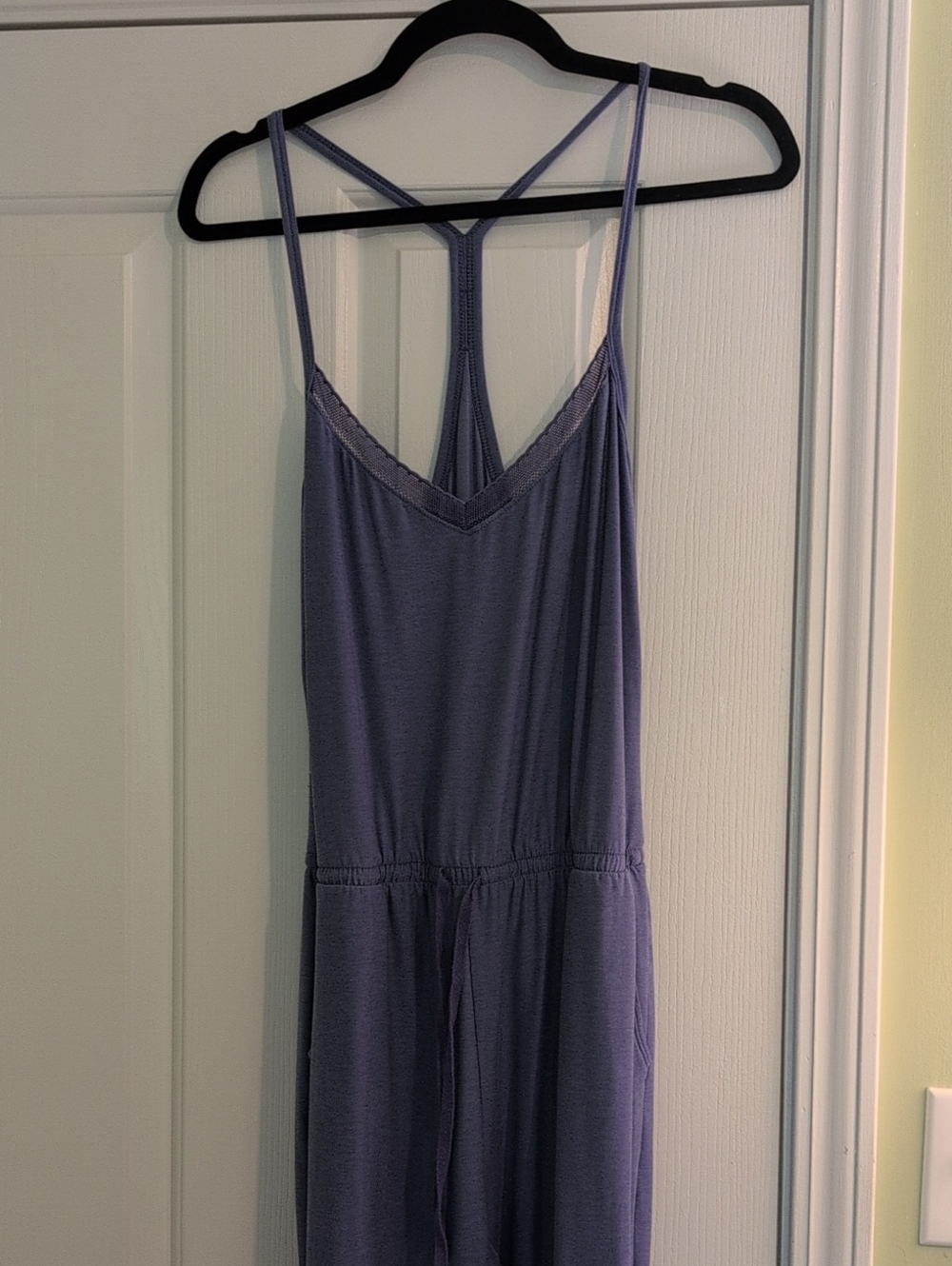Lavender Strappy Jumpsuit - Picture 4 of 5